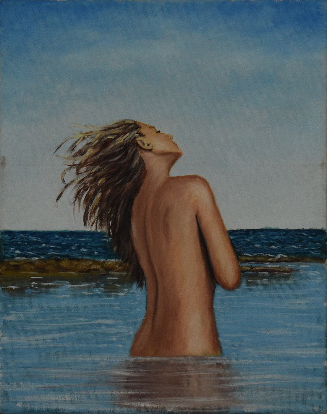 Nude Girl On Beach